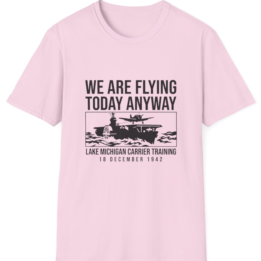Lake Michigan Carrier Training T-Shirt - Light Pink front