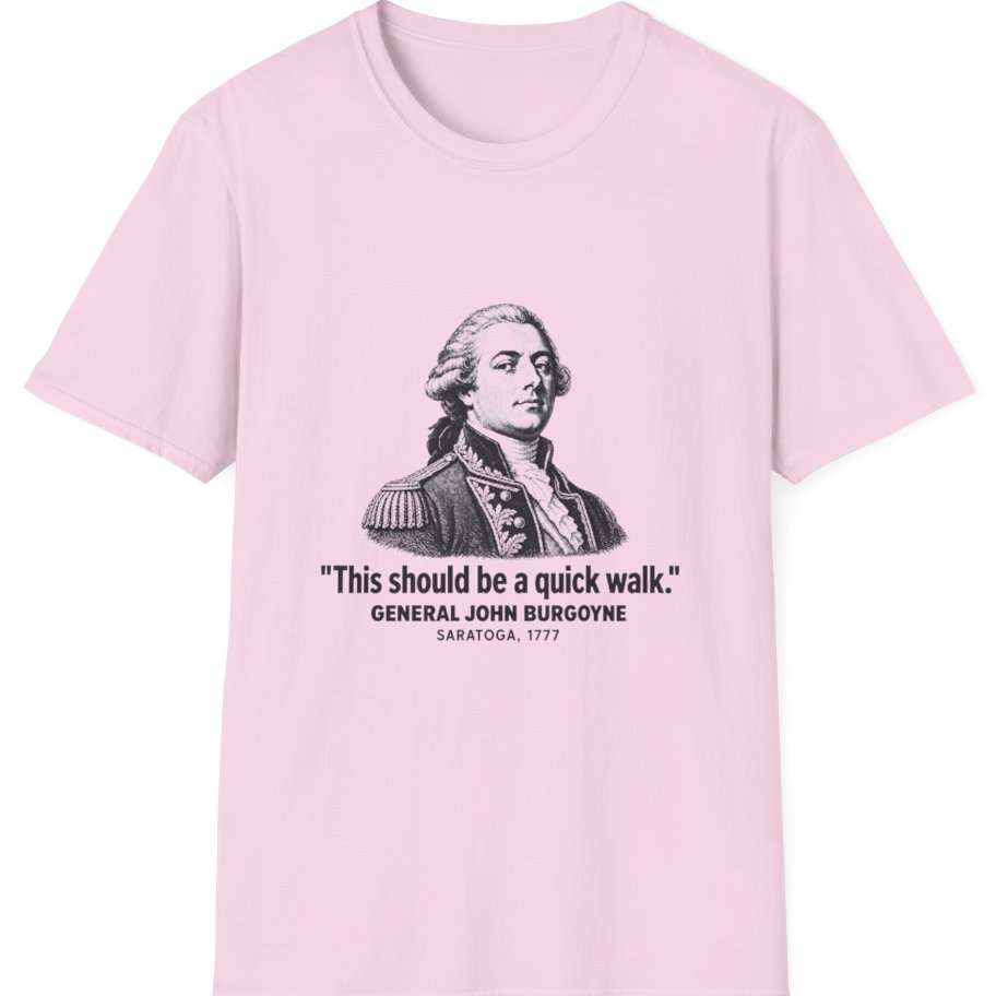 Burgoyne Quick Walk Saratoga T-Shirt - Light Pink front