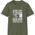 Nixon Suit Bowling Flex T-Shirt - Military Green front