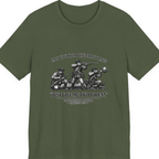 Continental Militia Two Fires Cowpens Premium Tee - Military Green front