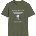 Madison Constitution Deadline T-Shirt - Military Green front