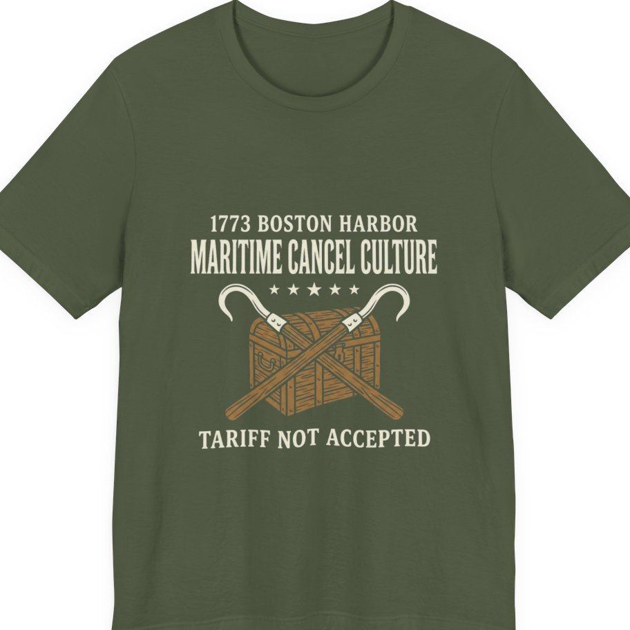 Maritime Cancel Culture Premium Tee - Military Green front