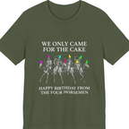 Four Horsemen Birthday Party Premium Tee - Military Green front