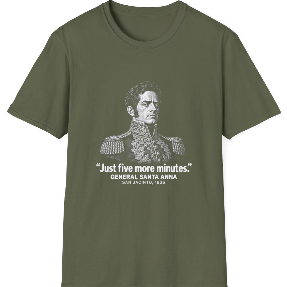 Santa Anna Five More Minutes T-Shirt - Military Green front