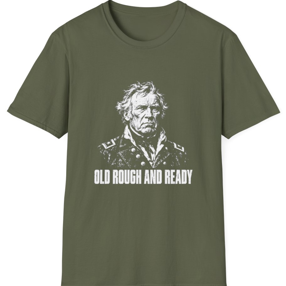 Old Rough And Ready Zachary T-Shirt - Military Green front