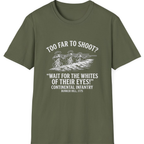 Whites of Their Eyes Bunker T-Shirt - Military Green front