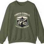 Cargo Camels WWII Usaaf Troop Sweatshirt - Military Green front