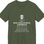 Inaugural Address Review Premium Tee - Military Green front