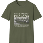 Spartan Phalanx Review T-Shirt - Military Green front