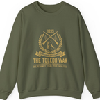 The Toledo War Michigan Volunteer Sweatshirt - Military Green front