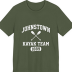 Johnstown Kayak Team Premium Tee - Military Green front