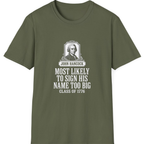 John Hancock Signature Superlative T-Shirt - Military Green front