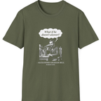 First Phone Call Panic T-Shirt - Military Green front
