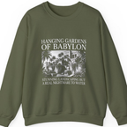 Hanging Gardens Landscaping Sweatshirt - Military Green front