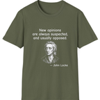 Locke New Opinions T-Shirt - Military Green front