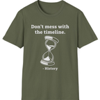 Time Travel Paradox T-Shirt - Military Green front
