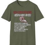 The Black Death European Tour T-Shirt - Military Green front