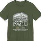 Pompeii Thermal Resort Premium Tee - Military Green front
