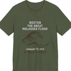 Boston The Great Molasses Flood Premium Tee - Military Green front