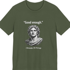 Alexander The Average Good Enough Premium Tee - Military Green front
