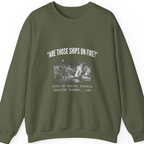 Spanish Armada Fire Ships Sweatshirt - Military Green front