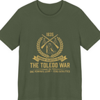 The Toledo War Michigan Volunteer Premium Tee - Military Green front