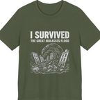Great Molasses Flood Premium Tee - Military Green front