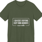Oscar Wilde Quote Premium Tee - Military Green front