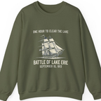 Battle of Lake Erie Sweatshirt - Military Green front