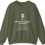 Inaugural Address Review Sweatshirt - Military Green front
