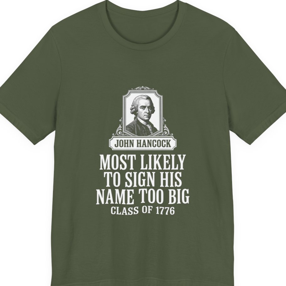 John Hancock Signature Superlative Premium Tee - Military Green front