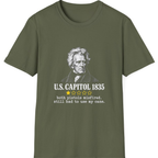 Capitol Cane Review T-Shirt - Military Green front