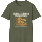 Boston Molasses Flood Tour T-Shirt - Military Green front