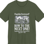 Row To The Next Ship Premium Tee - Military Green front