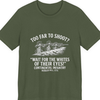 Whites of Their Eyes Bunker Premium Tee - Military Green front