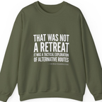 Washington Strategic Relocation Sweatshirt - Military Green front
