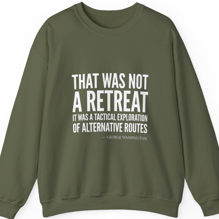 Washington Strategic Relocation Sweatshirt - Military Green front