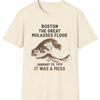 Boston The Great Molasses Flood T-Shirt - Natural front