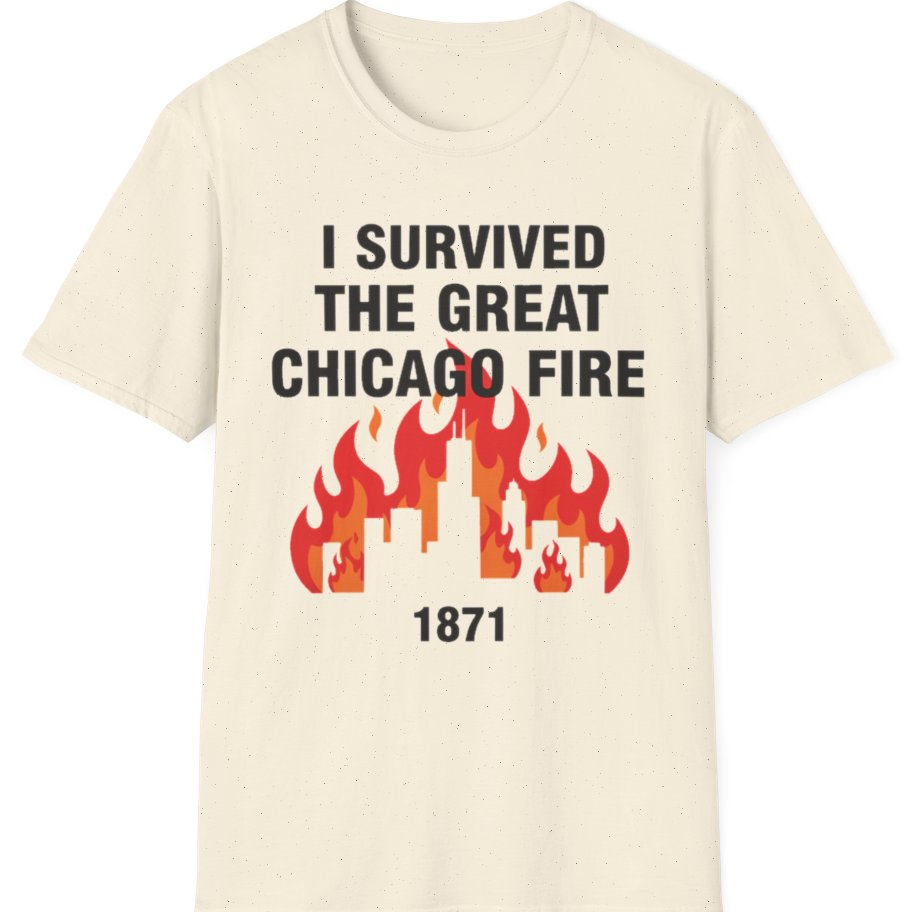 Great Chicago Fire Classic T-Shirt - Natural front