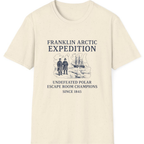 Franklin Arctic Expedition Escape Room T-Shirt - Natural front