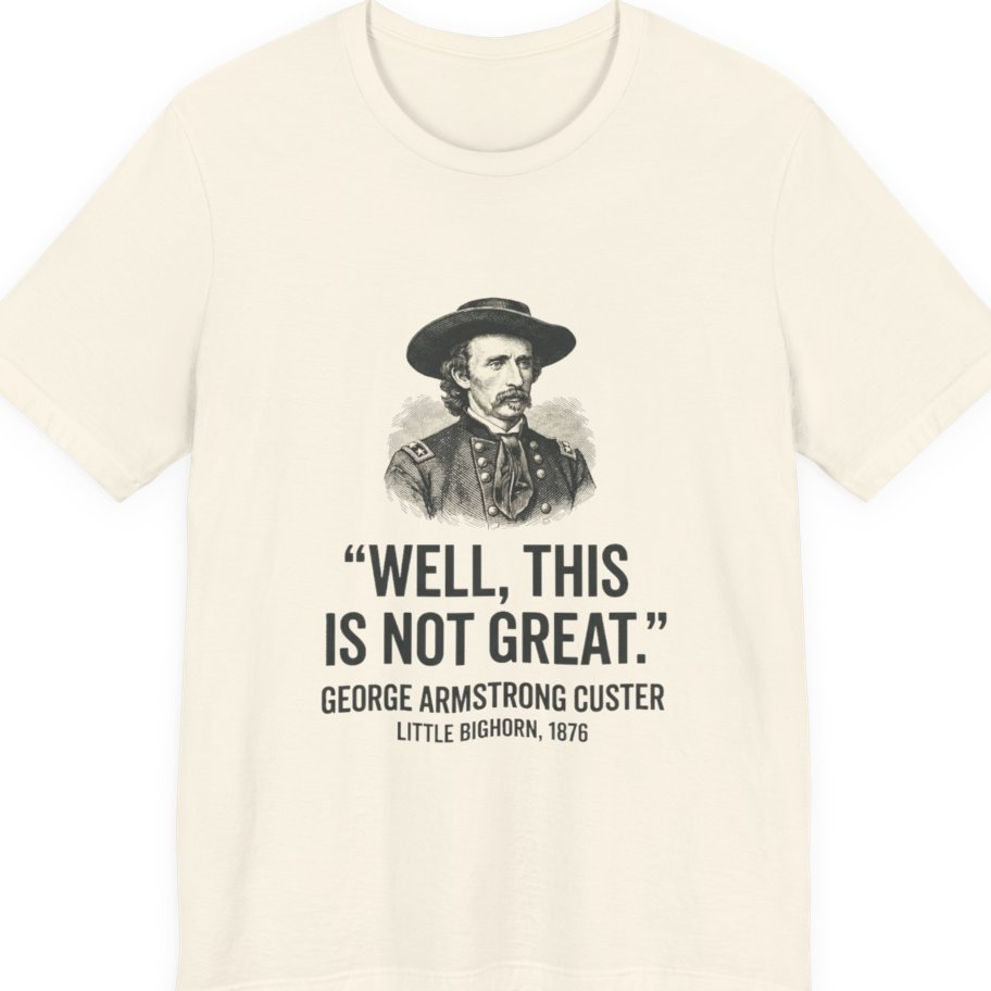 Well This Is Not Great Premium Tee - Natural front