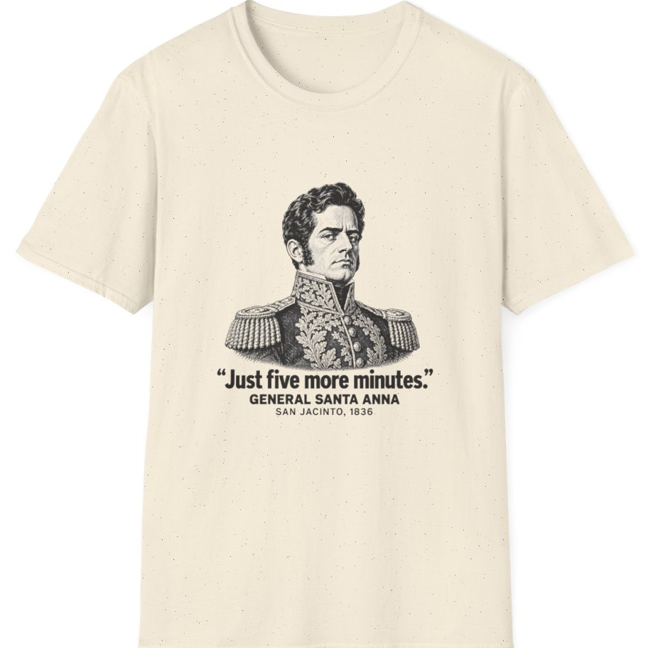 Santa Anna Five More Minutes T-Shirt - Natural front