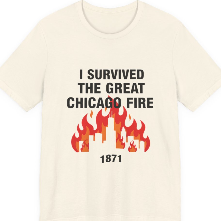 Great Chicago Fire Classic Premium Tee - Natural front