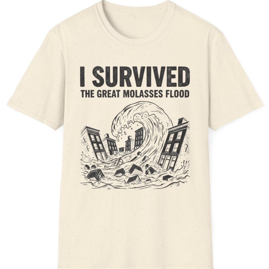 Great Molasses Flood T-Shirt - Natural front