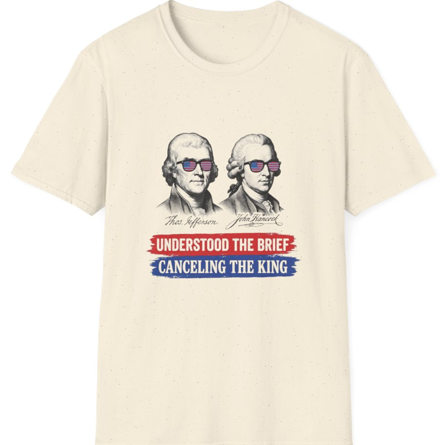 Jefferson Hancock Canceling The King T-Shirt - Natural front