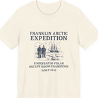 Franklin Arctic Expedition Escape Room Premium Tee - Natural front