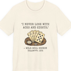 Dead Mans Hand Poker Premium Tee - Natural front