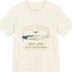 Blue Nosed Fighter Group Premium Tee - Natural front