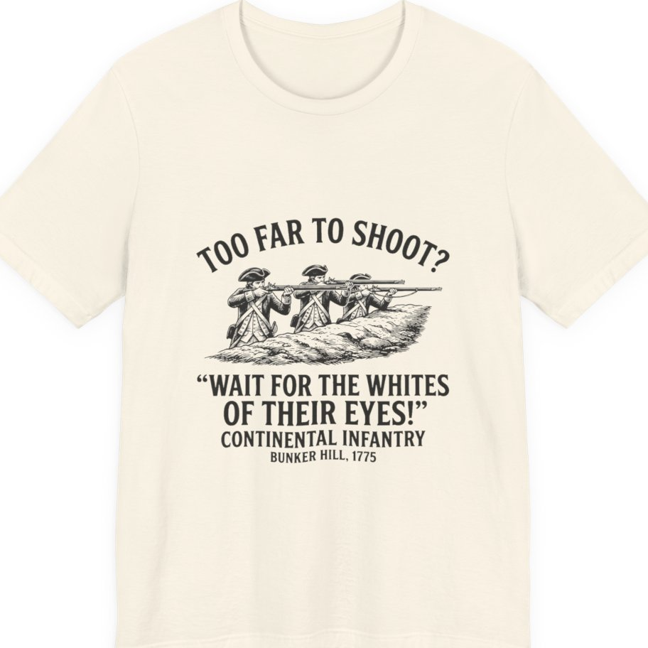 Whites of Their Eyes Bunker Premium Tee - Natural front
