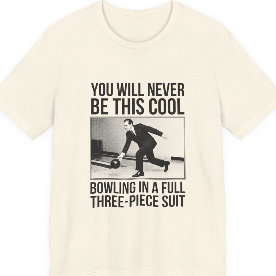 Nixon Suit Bowling Flex Premium Tee - Natural front